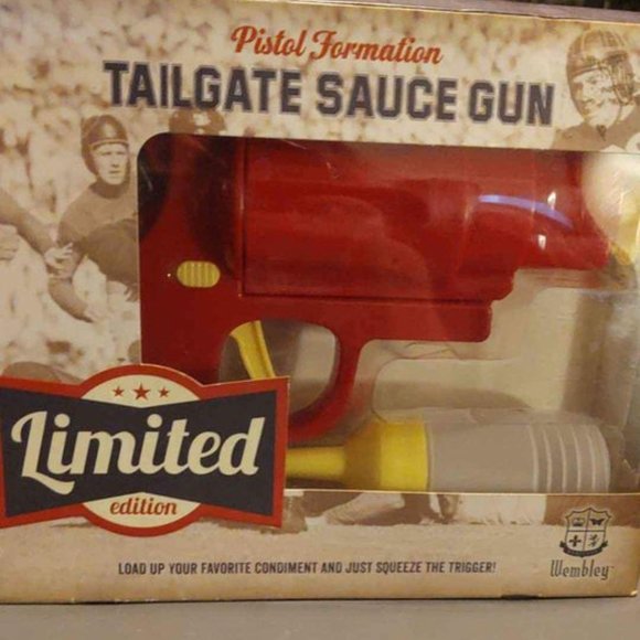 Kitchen Tailgate Sauce Dispenser Ketchup And Mustard Gun Dispenser
